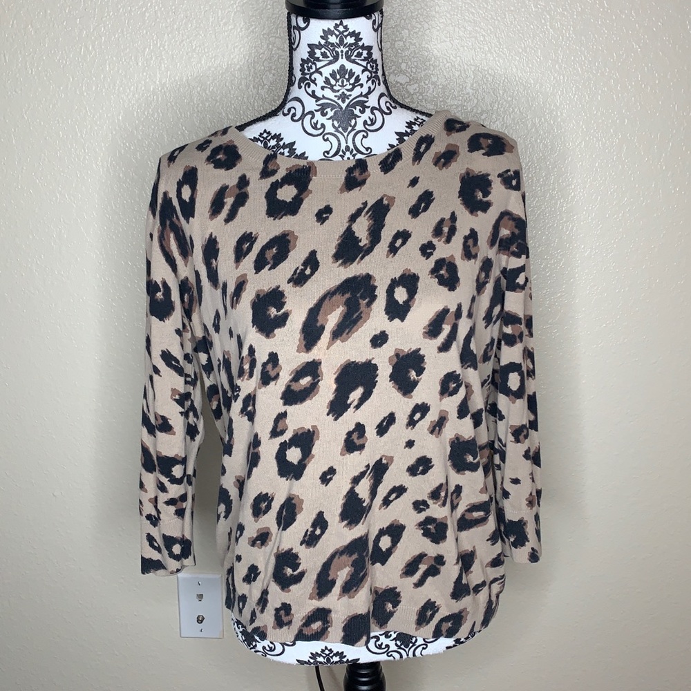 Old Navy Cheetah Print Sweater